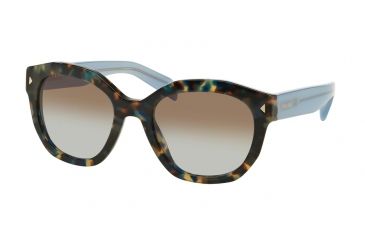Image of Prada PR12SS Bifocal Prescription Sunglasses PR12SS-UE14S2-53 - Lens Diameter 53 mm, Frame Color Spotted Brown Blue
