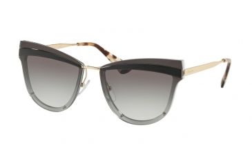Image of Prada PR12US Sunglasses KUI0A7-65 - Sand Gold/grey Frame, Grey Gradient Lenses