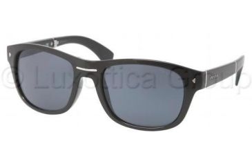 Image of Prada PR13OS Bifocal Prescription Sunglasses PR13OS-1AB0A9-5820 - Frame Color Black, Lens Diameter 58 mm