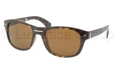 Image of Prada PR13OS Bifocal Prescription Sunglasses PR13OS-2AU0B0-5820 - Frame Color Havana, Lens Diameter 58 mm