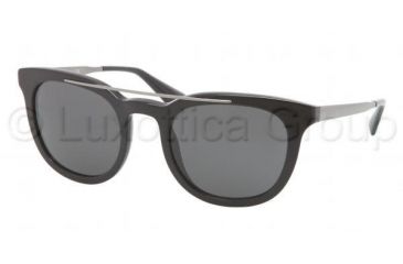 Image of Prada PR13PS Progressive Prescription Sunglasses PR13PS-1AB1A1-5122 - Frame Color Black, Lens Diameter 51 mm