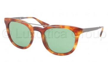 Image of Prada PR13PS Progressive Prescription Sunglasses PR13PS-4BW1G2-5122 - Frame Color Light Havana, Lens Diameter 51 mm
