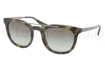Image of Prada PR13PS Progressive Prescription Sunglasses PR13PS-LAB0A7-5122 - Lens Diameter 51 mm, Frame Color Green Havana