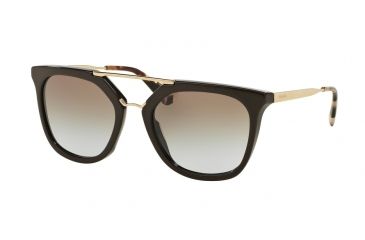 Image of Prada PR13QSA Progressive Prescription Sunglasses PR13QSA-DHO4S2-54 - Lens Diameter 54 mm, Frame Color Brown