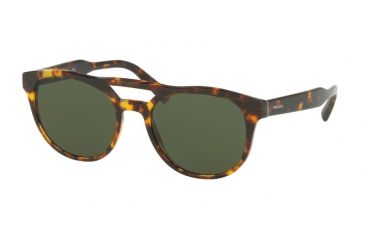 Image of Prada PR13TSF Progressive Prescription Sunglasses PR13TSF-VAU1I0-54 - Lens Diameter 54 mm, Frame Color Havana