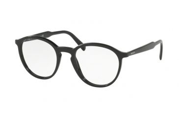 Image of Prada PR13TV Eyeglass Frames 1AB1O1-49 - Black Frame