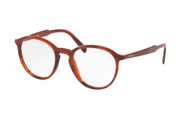 Image of Prada PR13TV Eyeglass Frames 5491O1-49 - Striped Brown