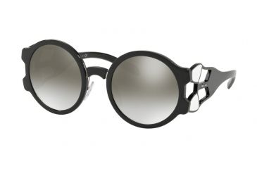 Image of Prada PR13US Progressive Prescription Sunglasses PR13US-1AB5O0-54 - Lens Diameter 54 mm, Frame Color Black