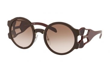 Image of Prada PR13US Progressive Prescription Sunglasses PR13US-DHO0A6-54 - Lens Diameter 54 mm, Frame Color Brown