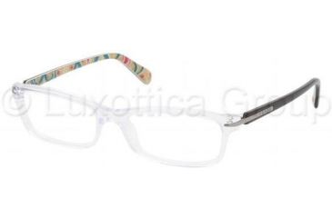 Image of Prada PR14NV Eyeglass Frames 2AZ1O1-5416 - Crystal 