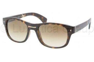 Image of Prada PR14OS Bifocal Prescription Sunglasses PR14OS-2AU0B3-5420 - Lens Diameter 54 mm, Frame Color Havana