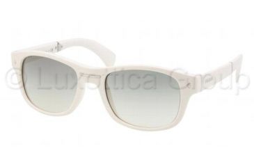 Image of Prada PR14OS Bifocal Prescription Sunglasses PR14OS-7S30B1-5420 - Lens Diameter 54 mm, Frame Color Ivory Crystal