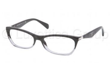 Image of Prada PR15PV Eyeglass Frames ZYY1O1-5516 - Black Gradient Frame