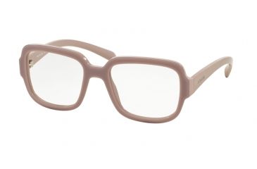 Image of Prada PR15RV Eyeglass Frames TKP1O1-53 - Opal Pink/Matte Pink Frame