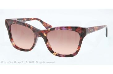 Image of Prada PR16PS Progressive Prescription Sunglasses PR16PS-PDN0A5-54 - Lens Diameter 54 mm, Lens Diameter 54 mm, Frame Color Havana Spotted Pink