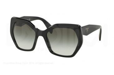 Image of Prada PR16RS Bifocal Prescription Sunglasses PR16RS-1AB0A7-56 - Lens Diameter 56 mm, Frame Color Black