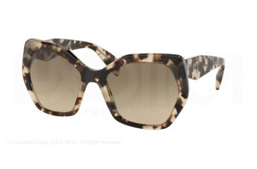 Image of Prada PR16RS Bifocal Prescription Sunglasses PR16RS-UAO3D0-56 - Lens Diameter 56 mm, Frame Color Spotted Opal Brown
