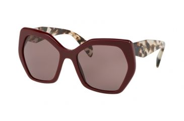 Image of Prada PR16RS Bifocal Prescription Sunglasses PR16RS-VIY6X1-56 - Lens Diameter 56 mm, Frame Color Bordeaux
