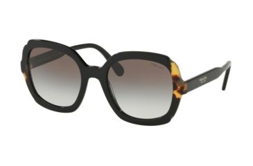 Image of Prada PR16US Progressive Prescription Sunglasses, 54mm, Black/medium Havana, PR16US-3890A7-54-PRO