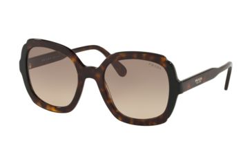 Image of Prada PR16US Progressive Prescription Sunglasses, 54mm, Havana/Black, PR16US-3913D0-54-PRO