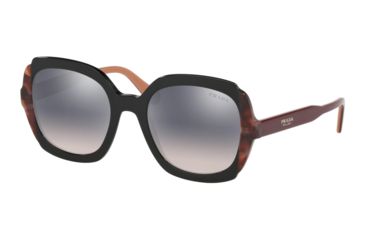 Image of Prada PR16US Progressive Prescription Sunglasses, 54mm, Black/Pink Havana, PR16US-495GR0-54-PRO