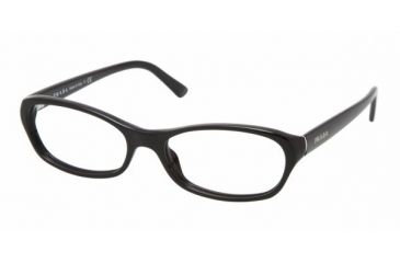 Image of Prada PR17MV #1AB1O1 - Gloss Black Demo Lens Frame