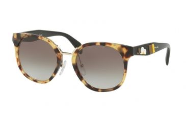 Image of Prada PR17TS Single Vision Prescription Sunglasses PR17TS-7S00A7-53 - Lens Diameter 53 mm, Frame Color Medium Havana