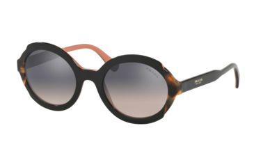 Image of Prada PR17USF Bifocal Prescription Sunglasses, 53mm, Top Black Pink/Medium Havana, PR17USF-5ZWGR0-53-BI