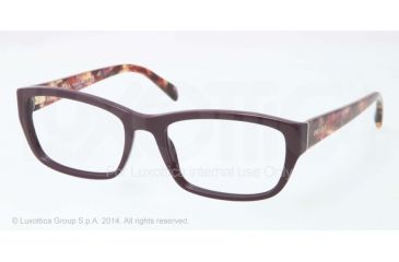 Image of Prada PR18OV Prescription Eyeglasses ROM1O1-54 - Violet Frame