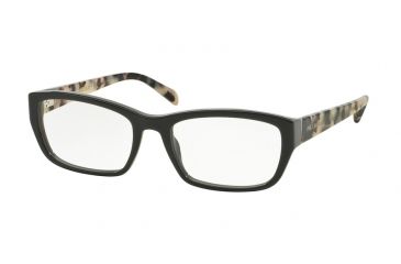 Image of Prada PR18OV Prescription Eyeglasses TFN1O1-54 - Opal Grey/grey Frame