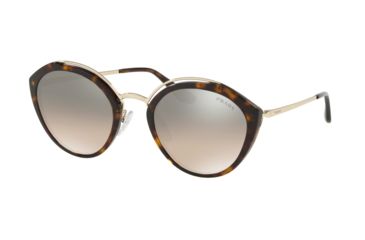 Image of Prada PR18US Bifocal Prescription Sunglasses, 53mm, Havana/pale Gold, PR18US-2AU4P0-53-BI