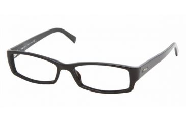 Image of Prada PR19LV #1AB1O1 - Gloss Black Demo Lens Frame