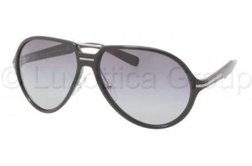 Image of Prada PR20NS Sunglasses 1AB3M1-6414 - Gloss Black Gray Gradient