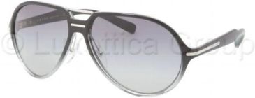 Image of Prada PR20NS Sunglasses ZXA3M1-6414 - Grey Gradient Gray Gradient