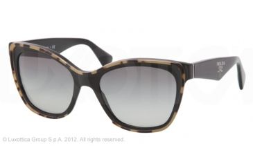 Image of Prada PR20PS Progressive Prescription Sunglasses PR20PS-MA50A7-56 - Lens Diameter 56 mm, Frame Color Top Medium Havana/Black