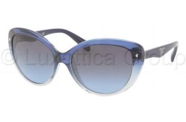 Image of Prada PR21NS Sunglasses GOD5I1-5816 - Blue Gradient Frame, Blue Gray Gradient Lenses, 58mm Lens Diameter