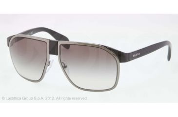 Image of Prada PR21PS Sunglasses 1AB0A7-58 - Black/Gunmetal Frame, Gray Gradient Lenses