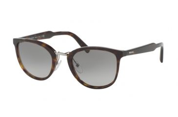 Image of Prada PR22SS Sunglasses 2AU3M1-52 - Havana Frame, Grey Gradient Lenses