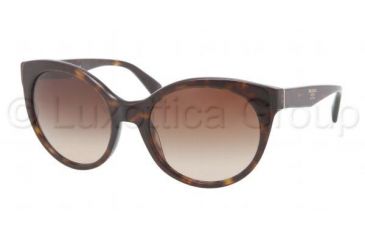 Image of Prada PR23OS Progressive Prescription Sunglasses PR23OS-2AU6S1-5620 - Frame Color Havana, Lens Diameter 56 mm