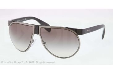 Image of Prada PR23PS Single Vision Prescription Sunglasses PR23PS-1AB0A7-62 - Lens Diameter 62 mm, Lens Diameter 62 mm, Frame Color Black/Gunmetal
