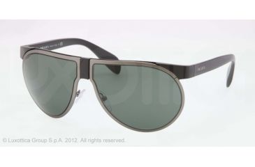 Image of Prada PR23PS Single Vision Prescription Sunglasses PR23PS-1BO3O1-62 - Lens Diameter 62 mm, Lens Diameter 62 mm, Frame Color Matte Black/matte Gunmet