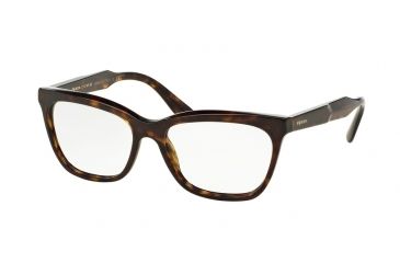 Image of Prada PR24SVF Eyeglass Frames 2AU1O1-55 - Havana Frame