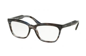 Image of Prada PR24SVF Eyeglass Frames UEQ1O1-55 - Striped Violet Frame