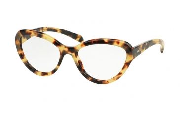 Image of Prada PR25RV Bifocal Prescription Eyeglasses 7S01O1-52 - Medium Havana Frame