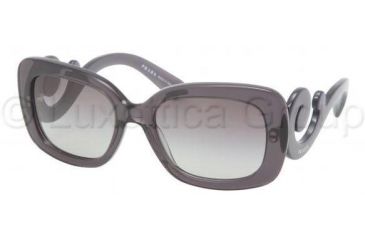 Image of Prada PR27OS Sunglasses KAM0A7-5400 - Transparent Gray Frame, Gray Gradient Lenses