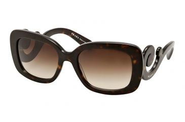 Image of Prada PR27OSA Bifocal Prescription Sunglasses PR27OSA-2AU6S1-54 - Lens Diameter 54 mm, Frame Color Havana