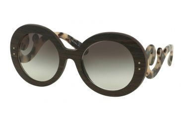Image of Prada PR27RSF Bifocal Prescription Sunglasses PR27RSF-UBT0A7-55 - Lens Diameter 55 mm, Frame Color Ebony Malabar