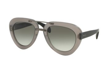 Image of Prada PR28RS Bifocal Prescription Sunglasses PR28RS-UBV0A7-52 - Lens Diameter 52 mm, Frame Color Matte Dark Grey Trasp