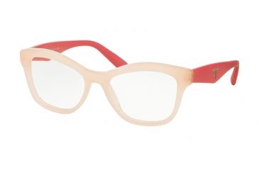 Image of Prada PR29RVF Single Vision Prescription Eyeglasses UEW1O1-54 - Opal Pink Frame