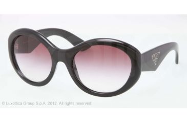 Image of Prada PR30PS Progressive Prescription Sunglasses PR30PS-1AB4V1-55 - Lens Diameter 55 mm, Lens Diameter 55 mm, Frame Color Black